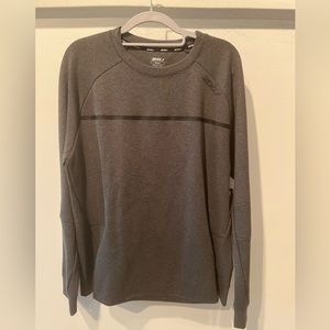 2XU Grey Long Sleeve Commute Crew. Size Medium.